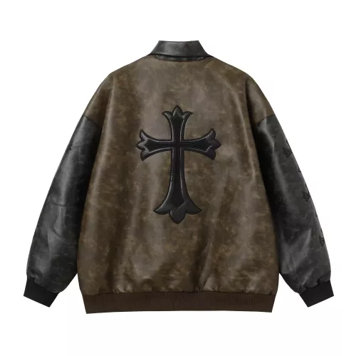 Replica Chrome Hearts Jackets Long Sleeved For Unisex #1285685 $85.00 USD for Wholesale