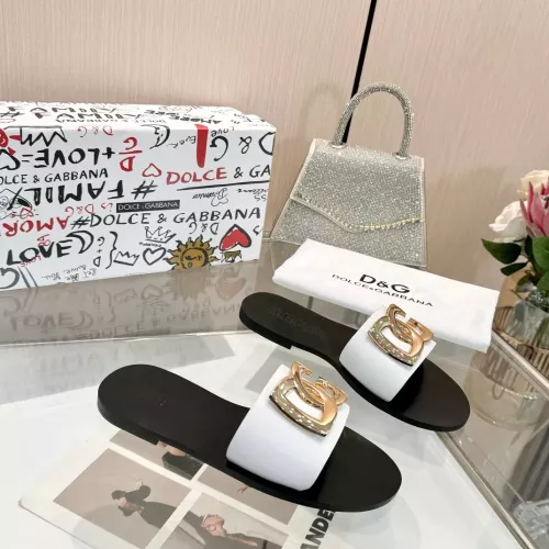 Replica Dolce & Gabbana D&G Slippers For Women #1285847 $68.00 USD for Wholesale