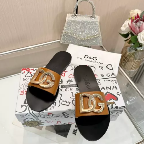 Replica Dolce & Gabbana D&G Slippers For Women #1285850 $68.00 USD for Wholesale