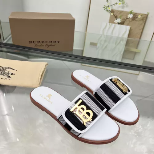 Replica Burberry Slippers For Women #1285891 $85.00 USD for Wholesale