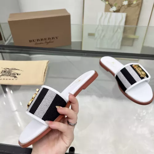 Replica Burberry Slippers For Women #1285891 $85.00 USD for Wholesale