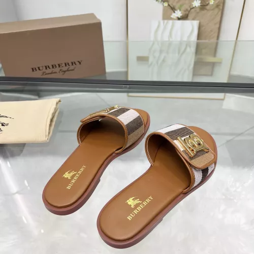 Replica Burberry Slippers For Women #1285893 $85.00 USD for Wholesale