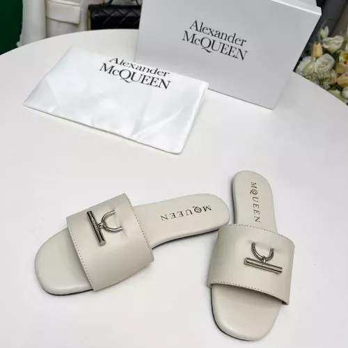 Replica Alexander McQueen Slippers For Women #1285907 $72.00 USD for Wholesale