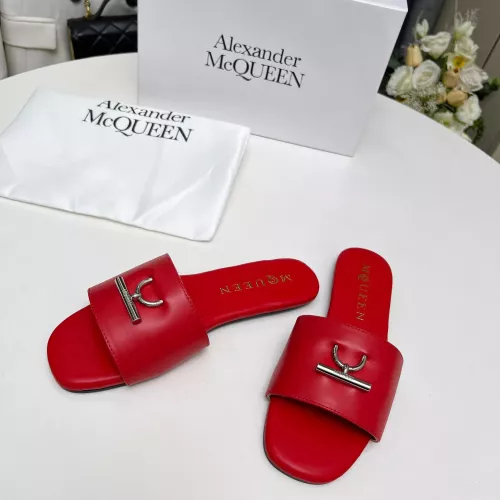 Replica Alexander McQueen Slippers For Women #1285911 $72.00 USD for Wholesale