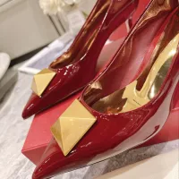 $98.00 USD Valentino High-Heeled Shoes For Women #1276025