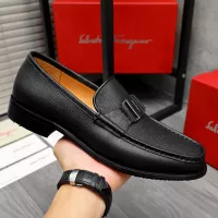 $100.00 USD Salvatore Ferragamo Leather Shoes For Men #1284697