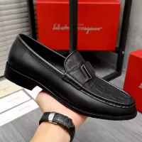 $100.00 USD Salvatore Ferragamo Leather Shoes For Men #1284698