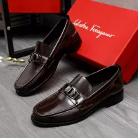 $100.00 USD Salvatore Ferragamo Leather Shoes For Men #1284701