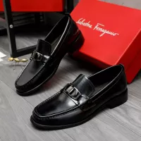 $100.00 USD Salvatore Ferragamo Leather Shoes For Men #1284702