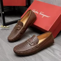 $68.00 USD Salvatore Ferragamo Leather Shoes For Men #1284752