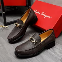 $88.00 USD Salvatore Ferragamo Leather Shoes For Men #1284766