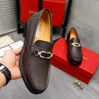 $88.00 USD Salvatore Ferragamo Leather Shoes For Men #1284766