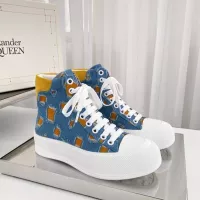 $98.00 USD Alexander McQueen High Tops Shoes For Men #1286096