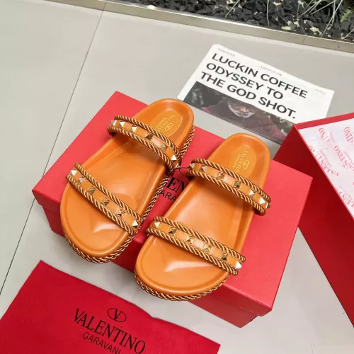 Replica Valentino Slippers For Women #1286201 $82.00 USD for Wholesale