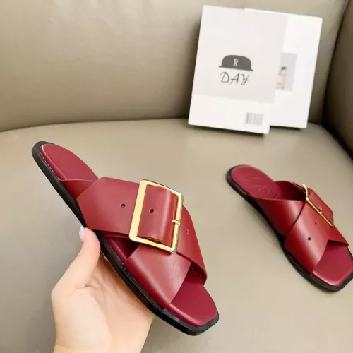 Replica LOEWE Slippers For Women #1286248 $76.00 USD for Wholesale