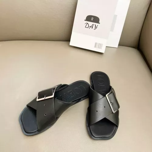 Replica LOEWE Slippers For Women #1286249 $76.00 USD for Wholesale