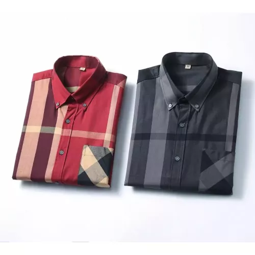 Replica Burberry Shirts Long Sleeved For Men #1286678 $42.00 USD for Wholesale