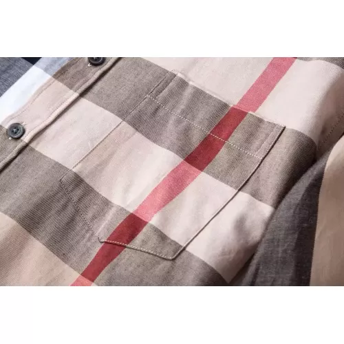 Replica Burberry Shirts Long Sleeved For Men #1286685 $42.00 USD for Wholesale