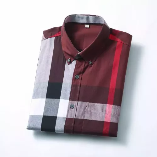 Replica Burberry Shirts Long Sleeved For Men #1286686 $42.00 USD for Wholesale