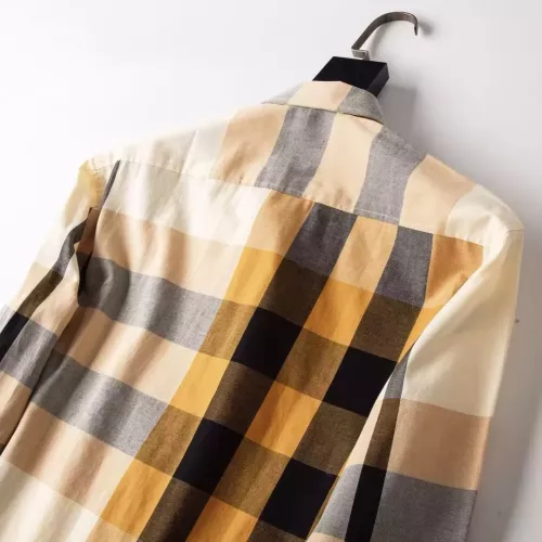 Replica Burberry Shirts Long Sleeved For Men #1286687 $42.00 USD for Wholesale