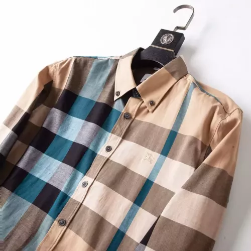 Replica Burberry Shirts Long Sleeved For Men #1286688 $42.00 USD for Wholesale