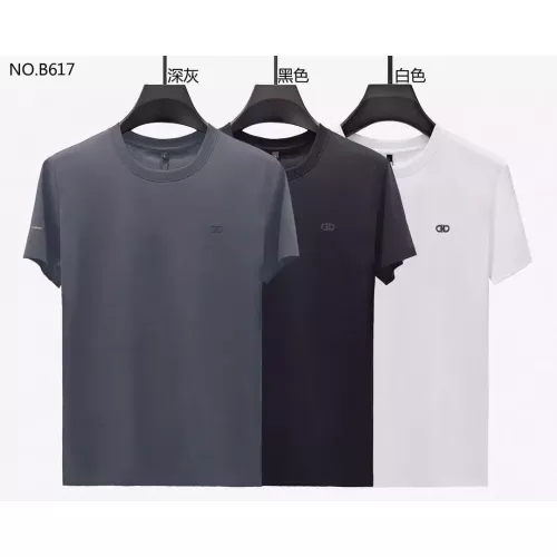 Replica Salvatore Ferragamo T-Shirts Short Sleeved For Men #1287021 $38.00 USD for Wholesale