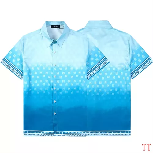 Replica Amiri Shirts Short Sleeved For Men #1287244 $32.00 USD for Wholesale