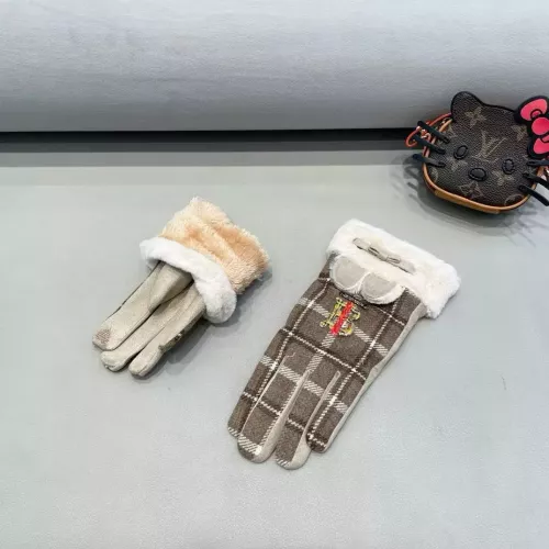 Replica Burberry Gloves #1287897 $42.00 USD for Wholesale