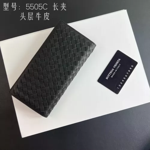 Replica Bottega Veneta BV Wallets For Men #1289212 $42.00 USD for Wholesale