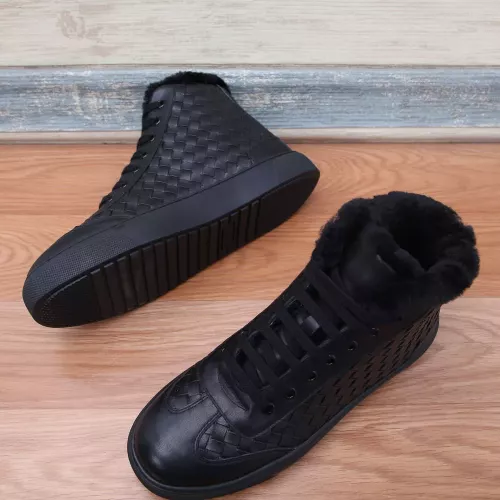 Replica Bottega Veneta BV High Tops Shoes For Men #1289222 $122.00 USD for Wholesale