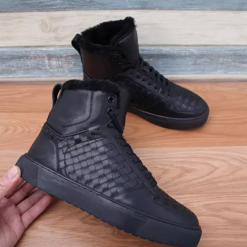 Replica Bottega Veneta BV High Tops Shoes For Men #1289224 $122.00 USD for Wholesale