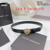 $60.00 USD Dolce & Gabbana D&G AAA Quality Belts For Unisex #1286364