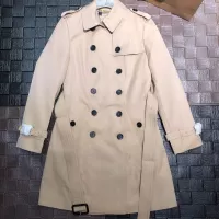 $135.00 USD Burberry Trench Coat Long Sleeved For Women #1286732