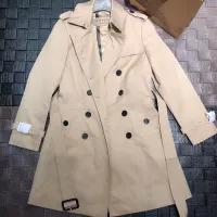 $135.00 USD Burberry Trench Coat Long Sleeved For Women #1286732