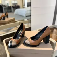 $125.00 USD Burberry High-Heeled Shoes For Women #1289530