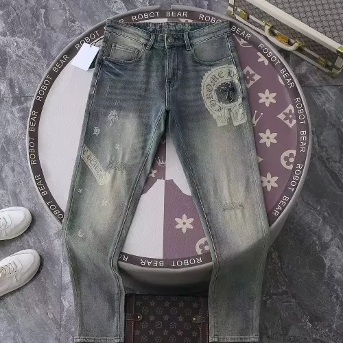 Replica Chrome Hearts Jeans For Men #1290369, $48.00 USD, [ITEM#1290369], Replica Chrome Hearts Jeans outlet from China