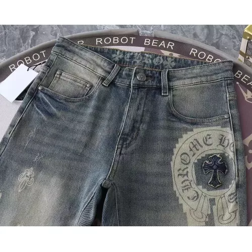 Replica Chrome Hearts Jeans For Men #1290369 $48.00 USD for Wholesale