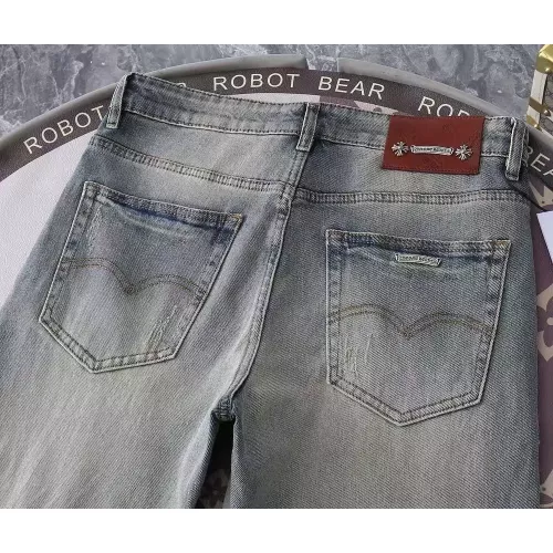 Replica Chrome Hearts Jeans For Men #1290370 $48.00 USD for Wholesale