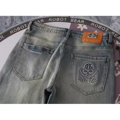 Replica Philipp Plein PP Jeans For Men #1290374 $48.00 USD for Wholesale