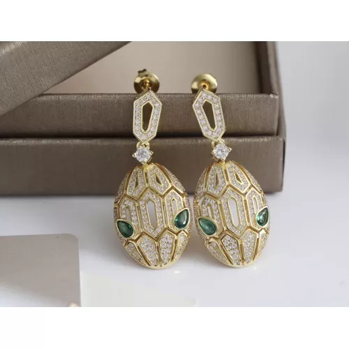 Replica Bvlgari Earrings For Women #1290599 $52.00 USD for Wholesale