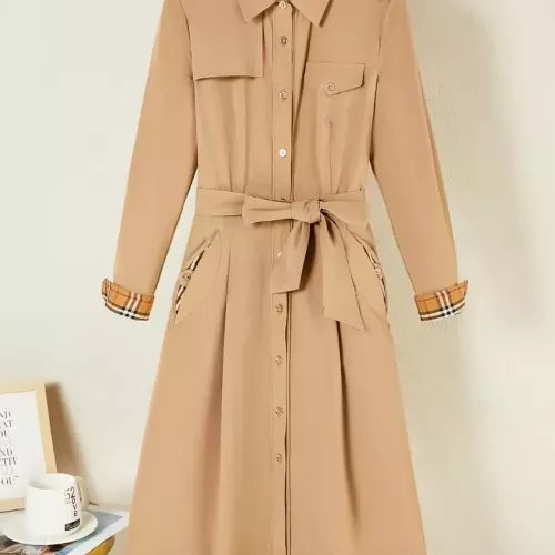 Replica Burberry Dresses Long Sleeved For Women #1291009, $128.00 USD, [ITEM#1291009], Replica Burberry Dresses outlet from China