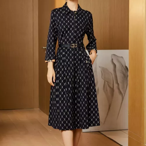 Replica Burberry Dresses Long Sleeved For Women #1291012, $132.00 USD, [ITEM#1291012], Replica Burberry Dresses outlet from China