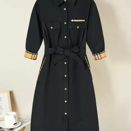 Replica Burberry Dresses Long Sleeved For Women #1291016, $125.00 USD, [ITEM#1291016], Replica Burberry Dresses outlet from China