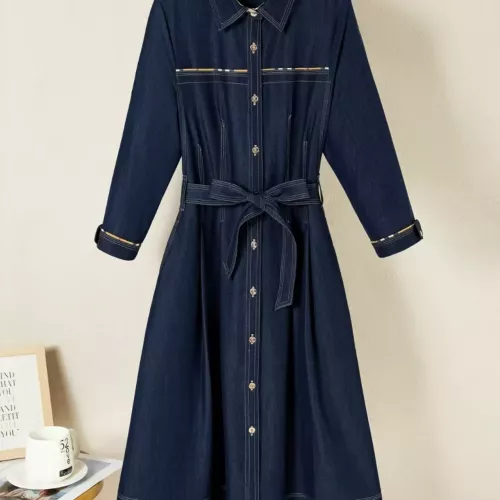 Replica Burberry Dresses Long Sleeved For Women #1291020, $128.00 USD, [ITEM#1291020], Replica Burberry Dresses outlet from China