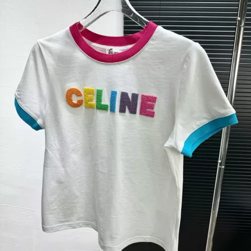 Replica Celine T-Shirts Short Sleeved For Women #1291677, $56.00 USD, [ITEM#1291677], Replica Celine T-Shirts outlet from China