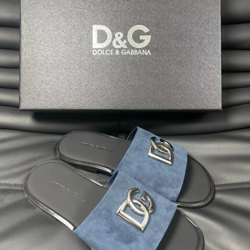 Replica Dolce & Gabbana D&G Slippers For Men #1291704 $68.00 USD for Wholesale