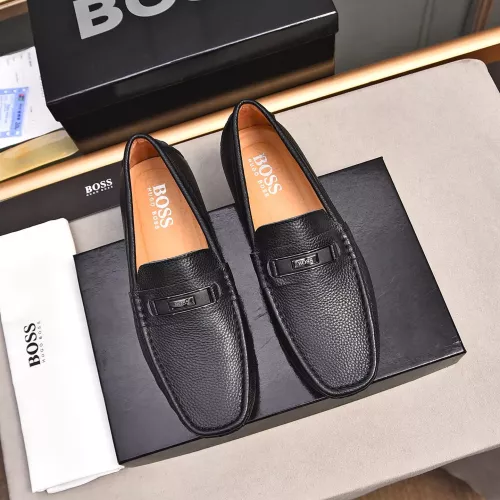 Replica Boss Leather Shoes For Men #1291877, $80.00 USD, [ITEM#1291877], Replica Boss Leather Shoes outlet from China