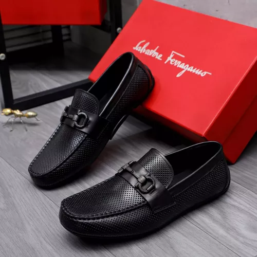 Replica Salvatore Ferragamo Leather Shoes For Men #1291942, $88.00 USD, [ITEM#1291942], Replica Salvatore Ferragamo Leather Shoes outlet from China