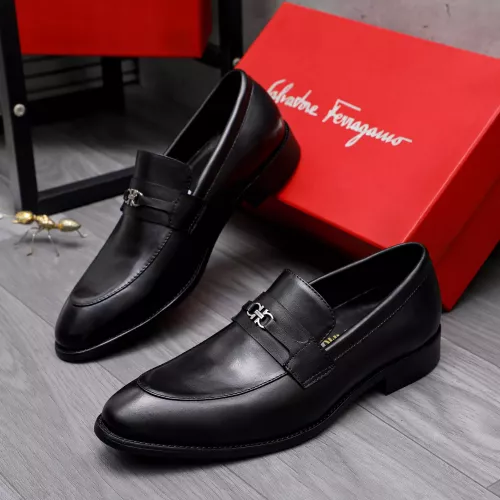 Salvatore Ferragamo Leather Shoes For Men #1291943