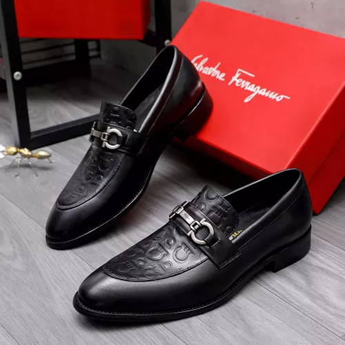 Replica Salvatore Ferragamo Leather Shoes For Men #1291945, $88.00 USD, [ITEM#1291945], Replica Salvatore Ferragamo Leather Shoes outlet from China